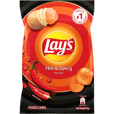 LAY'S HOT AND SPICY 50G x 24