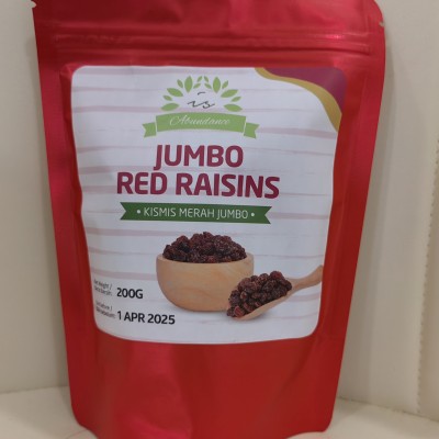 Abundance Jumbo Red Raisin 100gm