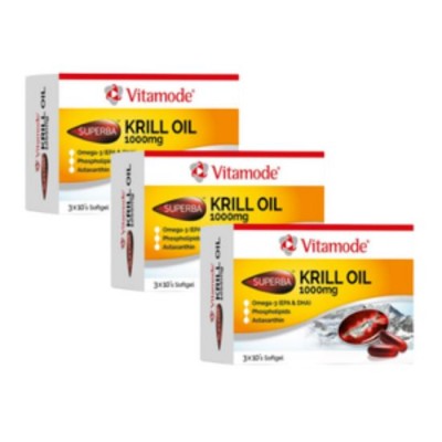 (SET OF 3) VITAMODE SUPERBA KRILL OIL 1000MG 30'S