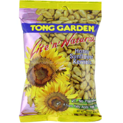 Tong Garden Lite 'n' Natural Honey Sunflower Kernels 35g
