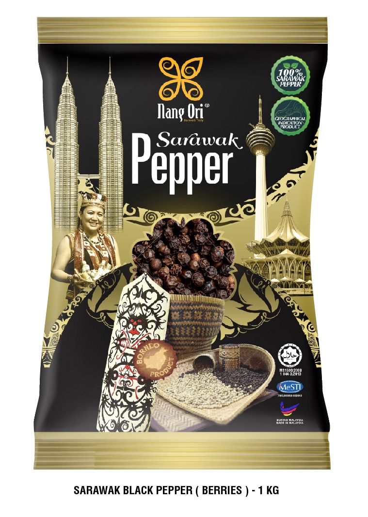 Nang Ori Sarawak Black Pepper Berries (1KG)