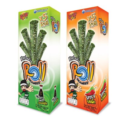 KORIKO Roll Seaweed Soy Sauce (3gx6bags) 18g (40 Units Per Carton)