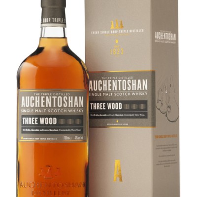 Auchentoshan Three Wood (43%) 700ml x 6