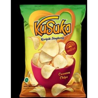 Kusuka Cassava Chips BBQ 30 x 60g