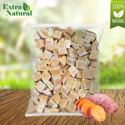 [Extra Natural] Frozen Orange Sweet Potato Chunk 500g