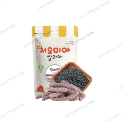 SSALGWAJA Organic Baby Rice Stick (40g) [7months] - Black Rice