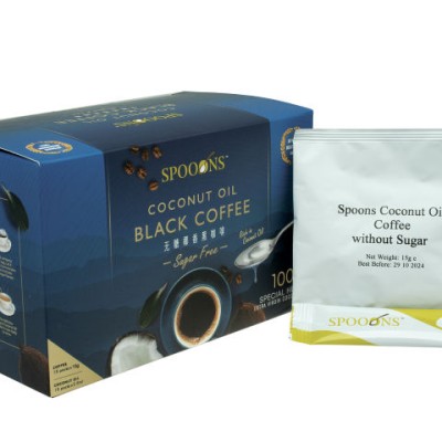 SPOONS Coconut Oil Black Coffee Sugar Free