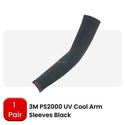 3M PS2000 UV COOL ARM SLEEVES - BLACK (1 PAIR)
