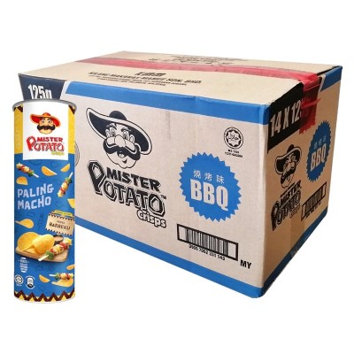 MISTER POTATO BBQ 125g x 14