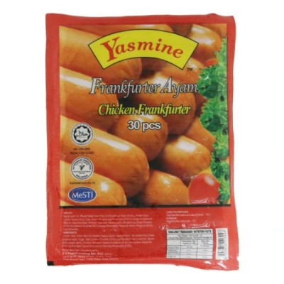 YASMINE FRANKFURTER AYAM 30's 900g