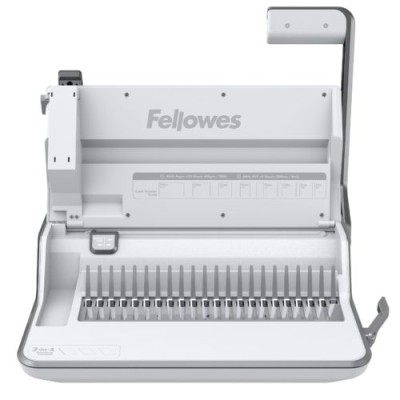 Fellowes Lyra 3-in-1 Manual Comb Binding Center (Comb Bind + Staple + Hole Punch)