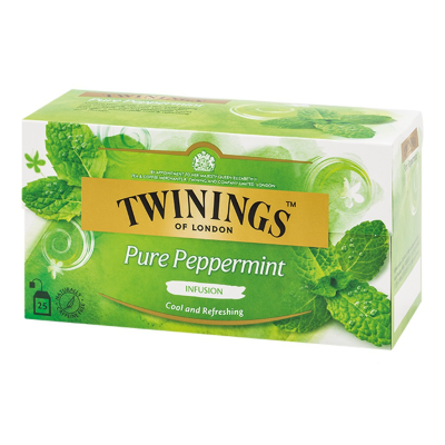 Twinings Pure Peppermint Infusion (25's x 2gm box)