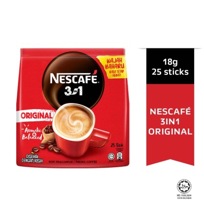 NESCAF 3in1 Orgl Stickpack 24(25x18g)