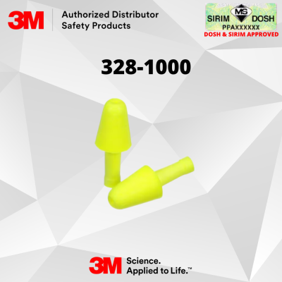 3M E-A-R Flexible Fit Earplug HA 328-1000, ANSI, Uncorded, Polybag, Sirim and Dosh Approved