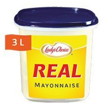 Lady's Choice Real Mayonnaise 3L tub [KLANG VALLEY ONLY]