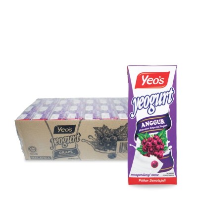 Yeos Yogurt Grape Drinks 250ml x 24