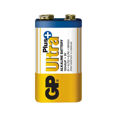 GP Ultra Plus Alkaline Battery 9V - GP1604AUP-C1 (1 Units Per Outer)