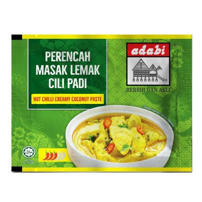 ADABI PERENCAH MASAK LEMAK CILI PADI 120G X 96