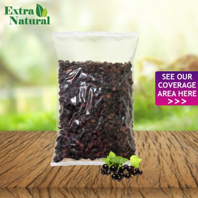 [Extra Natural] Frozen IQF Whole Blackcurrant 1kg (10 Units Per Carton)