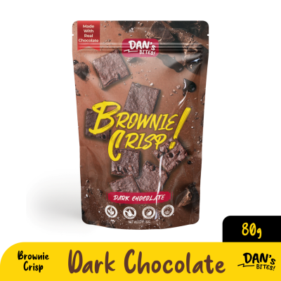 Dark Chocolate Brownie Crisp 80g (Carton of 20 pcks x 80g)