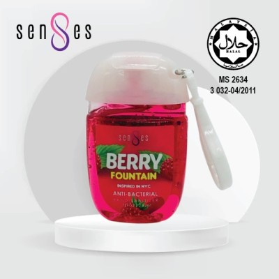Perfume Hand Gel   Hand Sanitizer Anti-Bacterial 29ml Senses