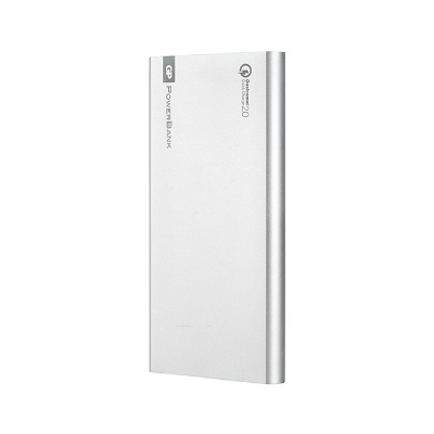 GP Portable Powerbank - Fast Speed Qualcomm 10000 - Silver GPFP10MBSE-2B1 (1 Units Per Outer)