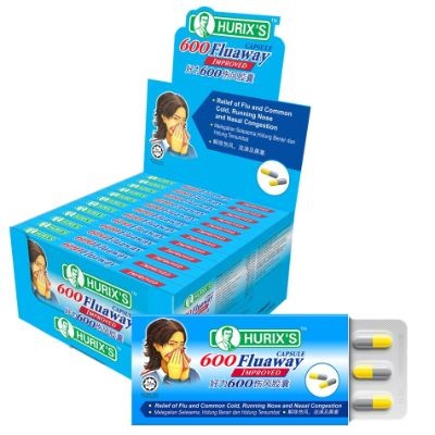 Hurix's 600 Fluaway Capsule Improved (1152 Units Per Carton)