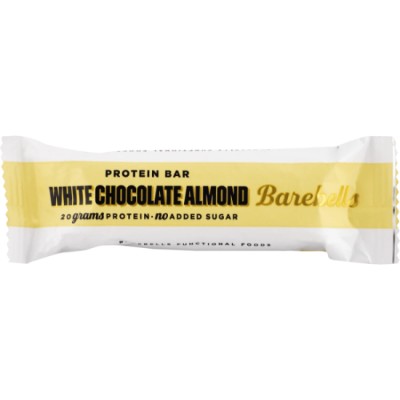 BAREBELLS Protein Bar - White Chocolate Almond 55g x 12 bars (3 cartons per bundle)