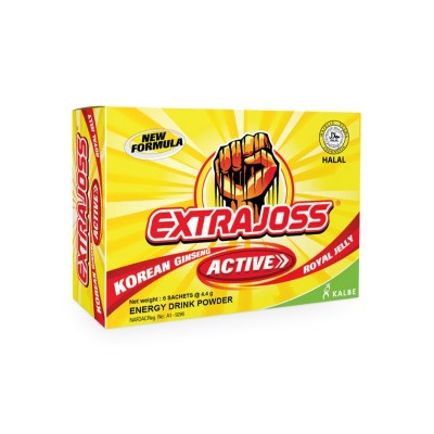 Extra Joss Active (10 box x 6 sachet x 4g) x 4 (Free Delivery Semenanjung Malaysia)