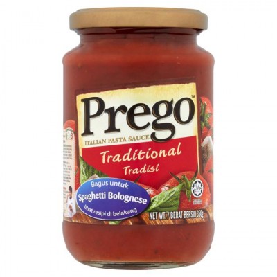 12 x 350g Prego Traditional Pasta Sauce