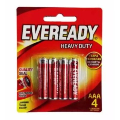 Eveready Heavy Duty Battery AAA 4pcs [KLANG VALLEY ONLY]