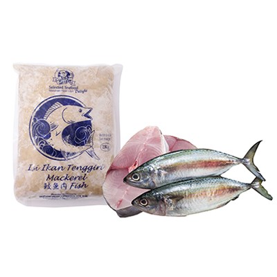 Mackerel Fish Meat(Ikan Tenggiri) 2kg (10 Units Per Carton)