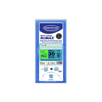 Sekoplas ReMAX HDPE Garbage Bag - S (30 Pcs x 150 Packets)