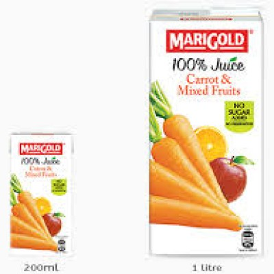 MARIGOLD 100% JUICE 1L - CARROT & MIXED FRUITS (1CTN X 12UNIT X 1L)