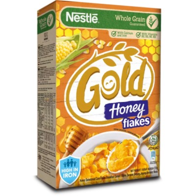 NESTLE Honey Gold Corn Flakes 370g x 18