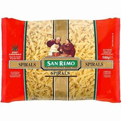 SAN REMO NO.16 SPIRALS FUSILI (500G)