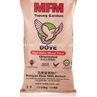 DOVE high ratio flour 25kg [KLANG VALLEY ONLY]