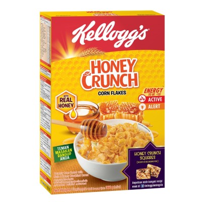 KELLOGGS CORNFLAKES HONEY CRUNCH 250G X 18