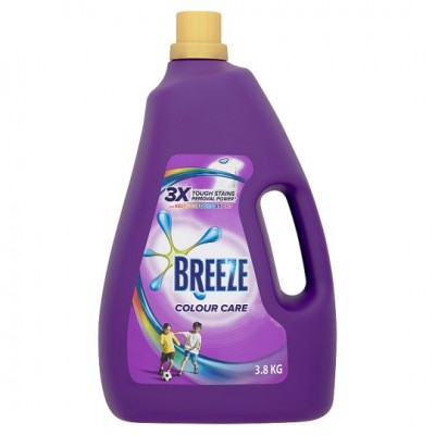 BREEZE COLOUR CARE LIQUID DETERGENT 4 X 3.8KG