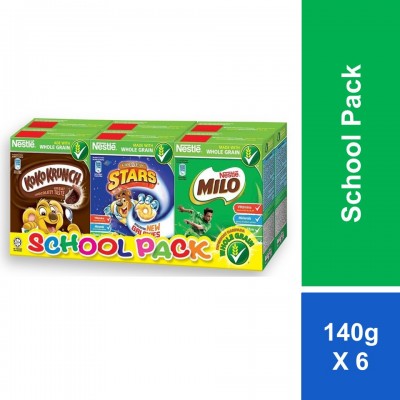 Nestle School Pack Cereal 140g x 6s