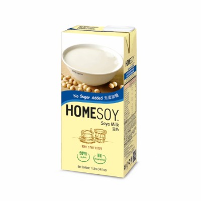 Homesoy Soya Milk No Sugar 1L [KLANG VALLEY ONLY]