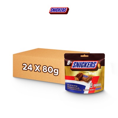 Snickers Minis Pouch 80g x 24