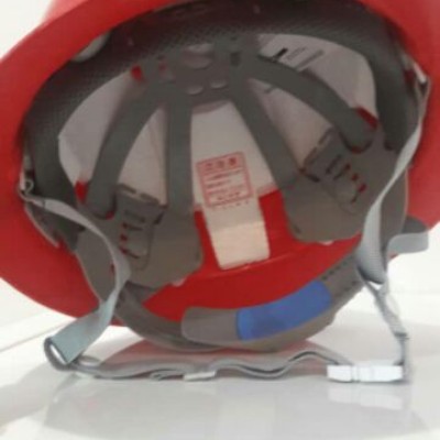 Tanizawa Safety Helmet - 177 FRP Full Brim Red