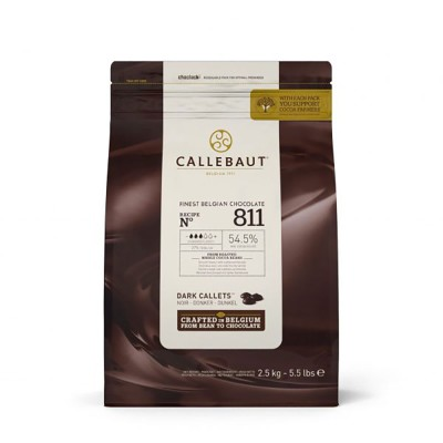 811 DARK COUVERTURE CHOCOLATE CALLETS 54.5% 2.5KG