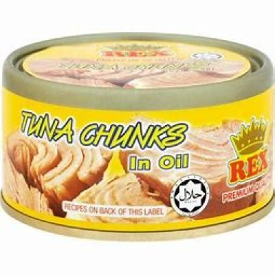 REX TUNA CHUNK IN OIL (185GM)