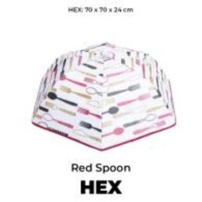 Easy Life Coffee Time Insulated Food Cover Hexagon (70 x 70 x 24cm) x 12