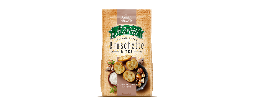 Maretti Bruschette Mushroom & Cream 70G (14 per carton)