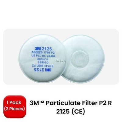 3M 2125 (CE) P2R PARTICULATE FILTER (2 PIECES per PACKET)