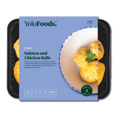 Salmon and Chicken Balls (10 pieces) (400 G)