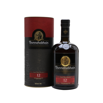 Bunnahabhain 12 Year Old (46.3%) 700ml x 6